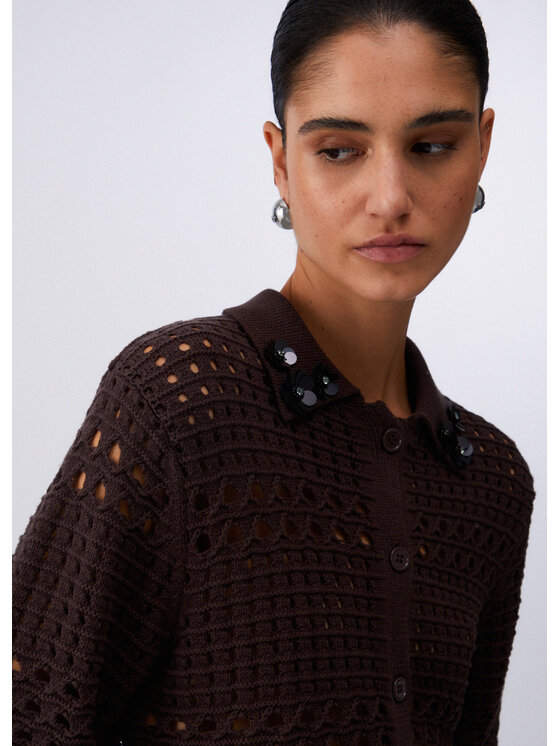 Liu Jo Liu Jo Cardigan WA6325MA79R91109 Viola Regular Fit