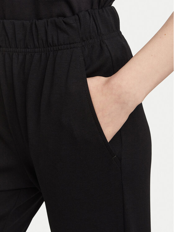 Weekend Max Mara Weekend Max Mara Spodnie materiałowe Elfo 2625786011 Czarny Regular Fit