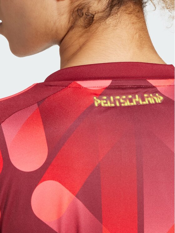 adidas adidas Koszulka techniczna Germany 25 (Women's Team) Away Jersey Czerwony Regular Fit