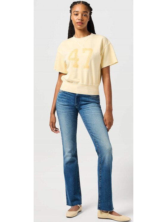 Wrangler Wrangler Jeansy Bootcut 625 Niebieski Bootcut Fit