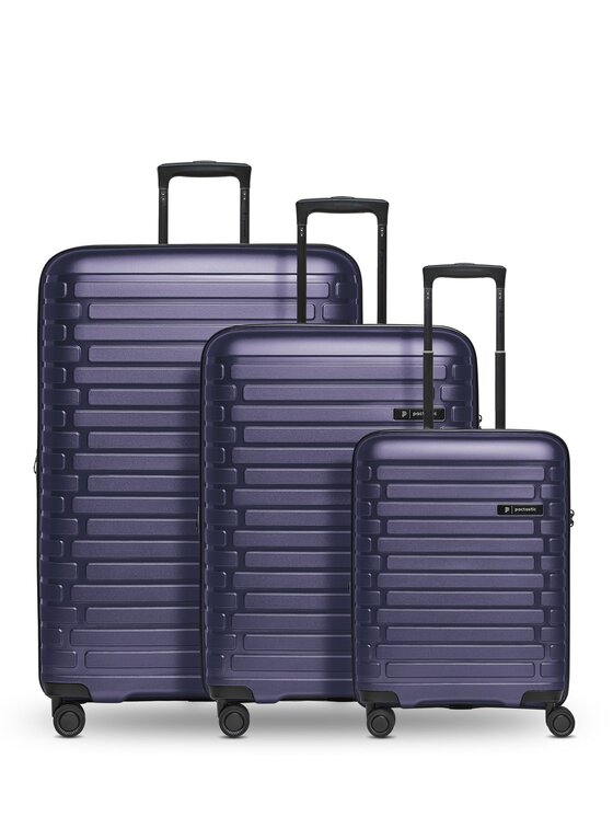 Pactastic Pactastic Komplet walizek 292588 Fioletowy
