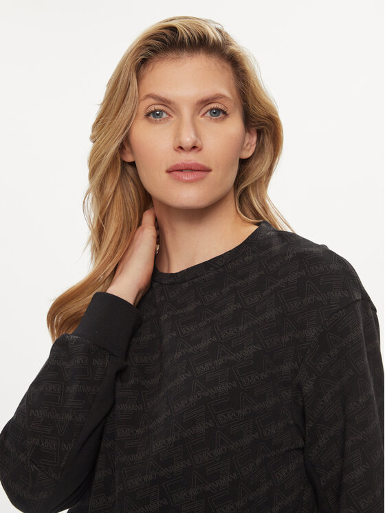 EA7 Emporio Armani EA7 Emporio Armani Sweatshirt 3DTM06 TJUAZ 1200 Schwarz Regular Fit