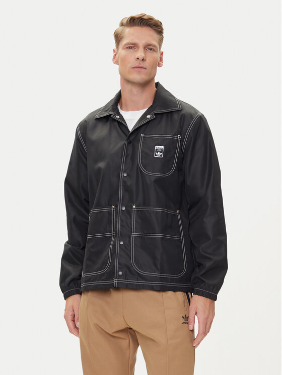 adidas adidas Jachetă cămașă Wabash JW0174 Negru Regular Fit