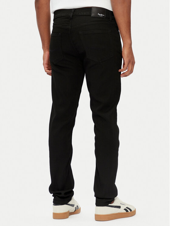 Pepe Jeans Pepe Jeans Farmer Hatch PM207388 Fekete Slim Fit