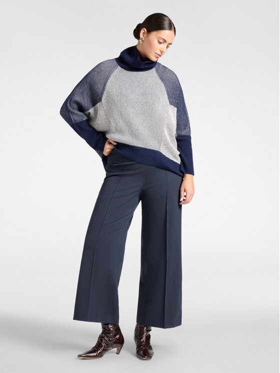 Elena Mirò Elena Mirò Sweter M056Z000818N0A2 Niebieski Over Fit