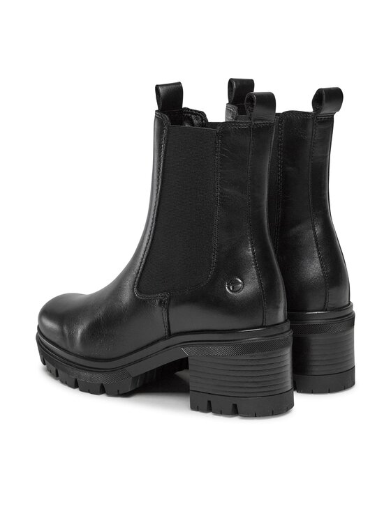 Tamaris Tamaris Kotníková obuv s elastickým prvkem 1-25842-41 Černá