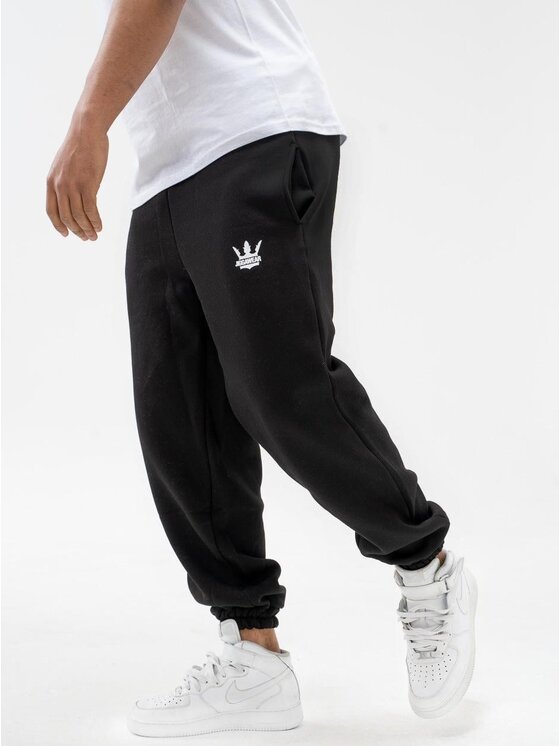 Jigga Wear Jigga Wear Spodnie dresowe 109549 Czarny Regular Fit