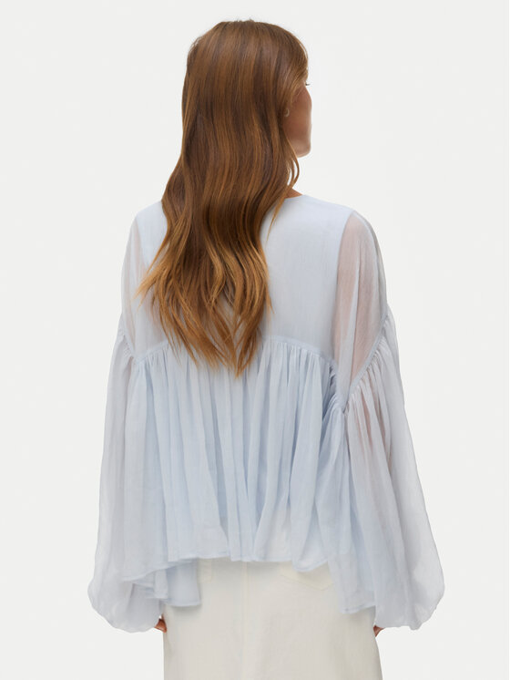 Vero Moda Vero Moda Bluzka Katie 10346404 Błękitny Regular Fit