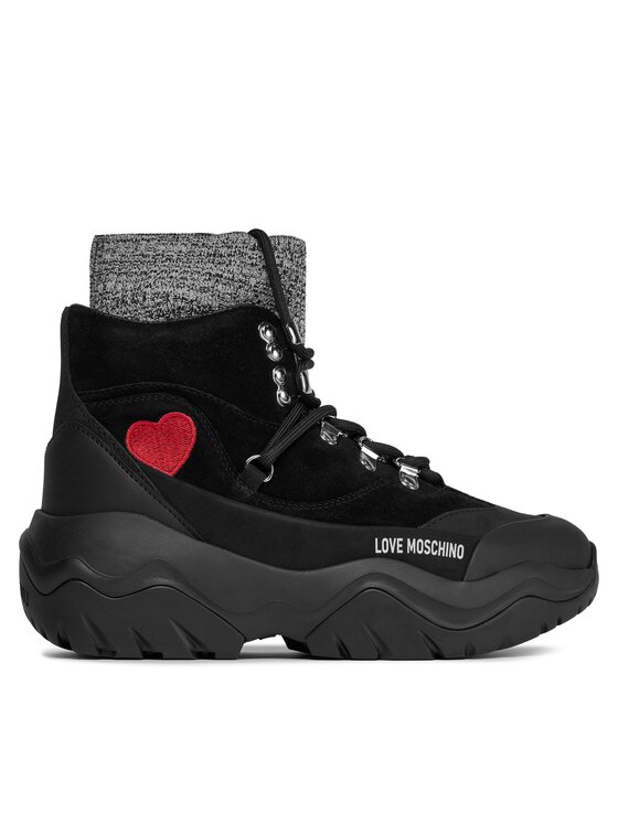 Sneakers LOVE MOSCHINO JA15754G0HIP400A Negru