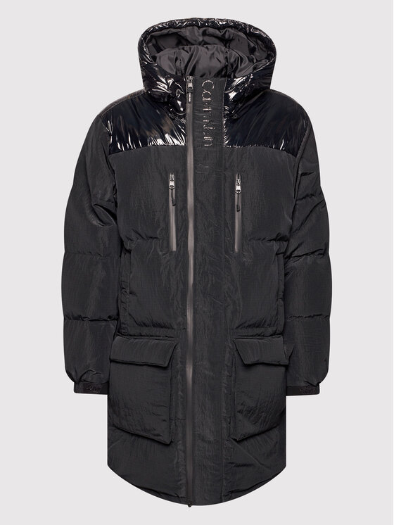 Calvin Klein Calvin Klein Пуховик High Shine K10K107931 Чорний Regular Fit