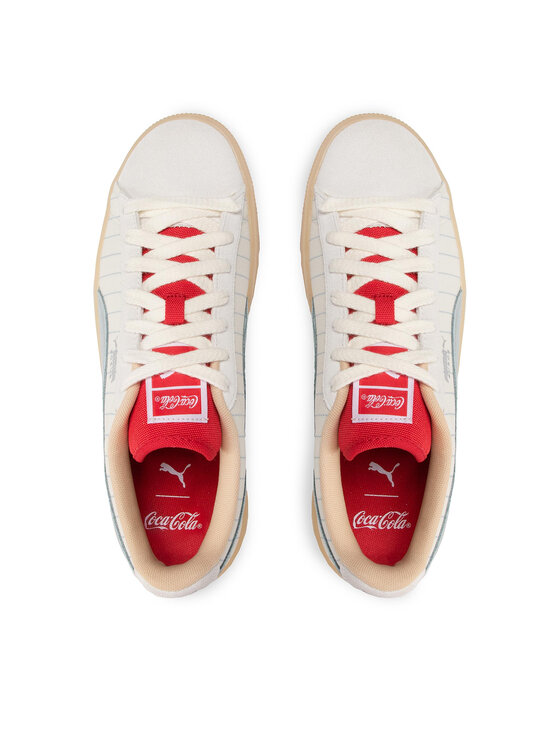 Puma Puma Sneakersy Suede Coca Cola 387049 01 Biały