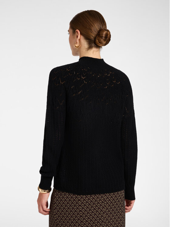 Elena Mirò Elena Mirò Sweter M029Z000790N033 Czarny Regular Fit