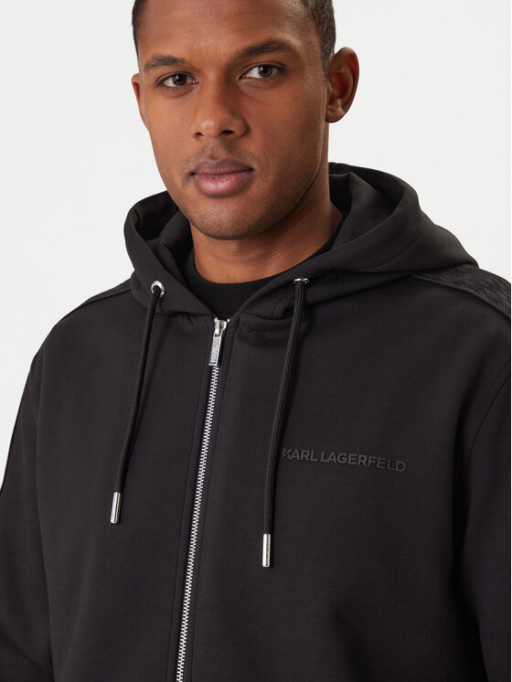 KARL LAGERFELD KARL LAGERFELD Bluză 705007 561902 Negru Regular Fit