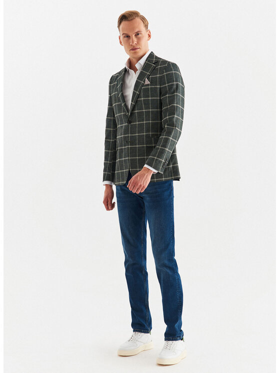 Pako Lorente Pako Lorente Marynarka P22WF-3X-006 Zielony Slim Fit