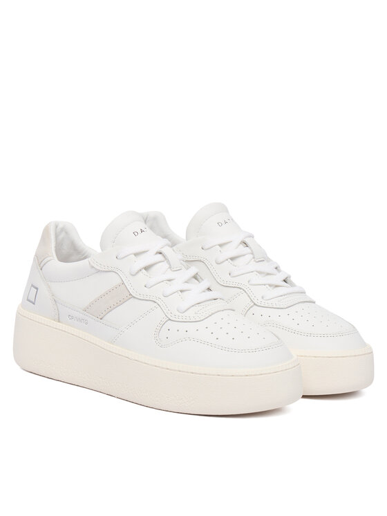 D.A.T.E. D.A.T.E. Sneakers Court Platform V. Calf W431-CP-VC Weiß