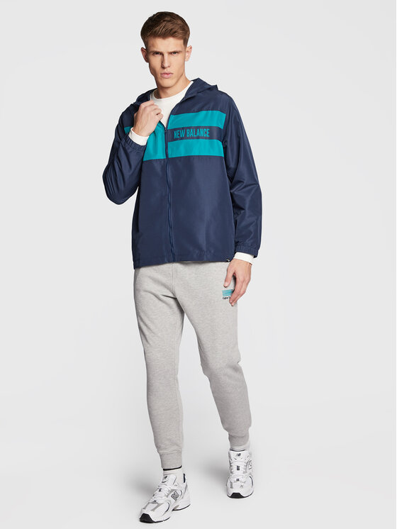 New Balance New Balance Neperpučiama striukė MJ23900 Tamsiai mėlyna Relaxed Fit
