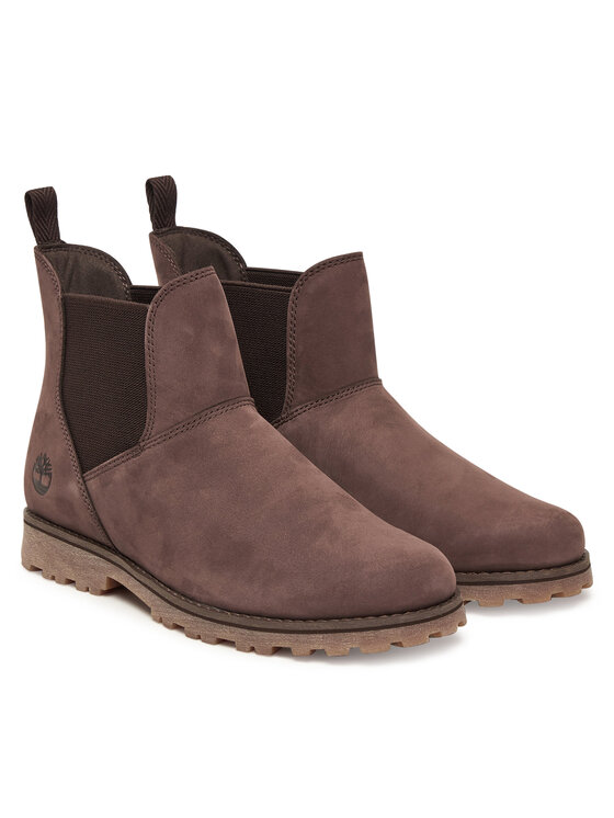 Timberland Timberland Členková obuv s elastickým prvkom Asphalt Trail Chls Boot TB0A2BRAV131 Hnedá