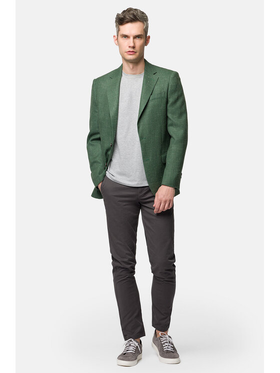Lancerto Lancerto Marynarka Sintra MA099123000001 Zielony Slim Fit