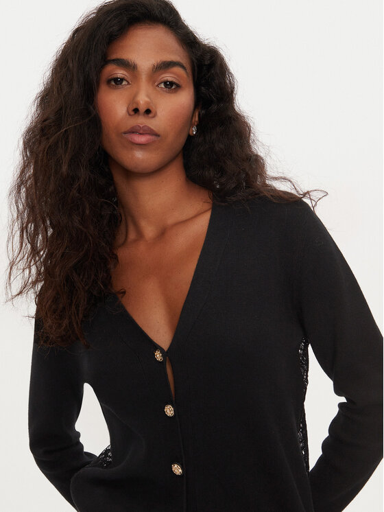 Morgan Morgan Kardigan 242-MIDOU Crna Regular Fit