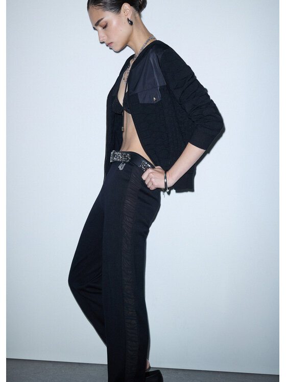 Liu Jo Liu Jo Pantaloni di tessuto TF6259MS49I22222 Nero Regular Fit