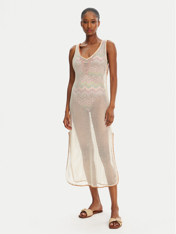 Banana Moon Banana Moon Rochie de plajă Tupai Hayato MFU11 Écru Regular Fit