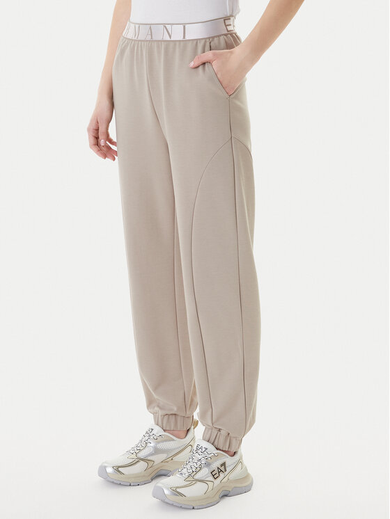 EA7 Emporio Armani EA7 Emporio Armani Долнище анцуг 7W001154 AF12501 U6225 Бежов Regular Fit
