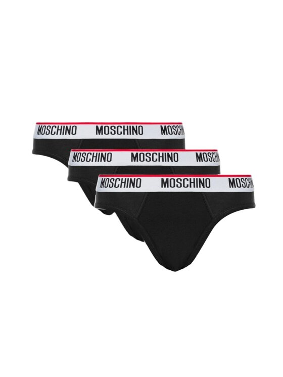 MOSCHINO MOSCHINO Set di slip classici 3pack Moschino black Nero