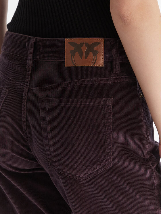 PINKO PINKO Pantaloni di tessuto Old Velvet 105662 A2WS Viola Regular Fit