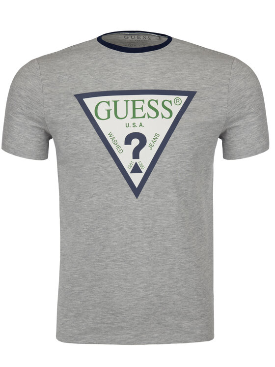 Guess Guess T-Shirt M92I24 J1300 Grau Super Slim Fit