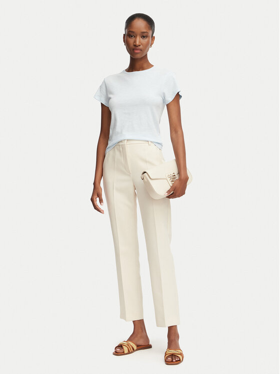 Tommy Hilfiger Tommy Hilfiger Tričko WW0WW48702 Svetlo modrá Slim Fit