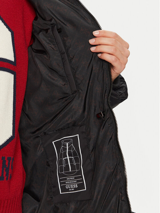 Guess Guess Zimska jakna Marika W4BL99 WG0V0 Črna Regular Fit