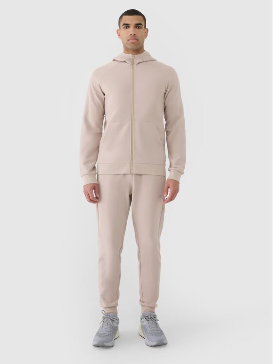 4F 4F Mikina 4FRSS25TSWSM2148-83S Hnedá Regular Fit