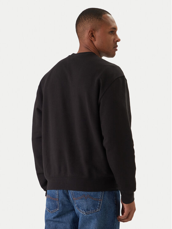 Calvin Klein Calvin Klein Džemperis ar kapuci Eu Sportswear Graphic LV04LF231G Melns Regular Fit