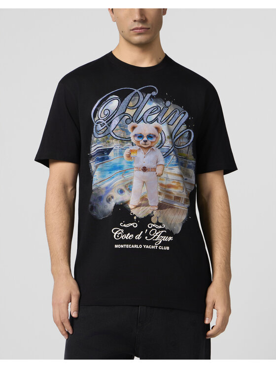 PHILIPP PLEIN PHILIPP PLEIN T-Shirt 29028 Czarny Regular Fit