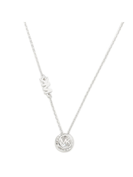 Michael Kors Michael Kors Naszyjnik Pave Halo Necklace MKC1208AN040 Srebrny