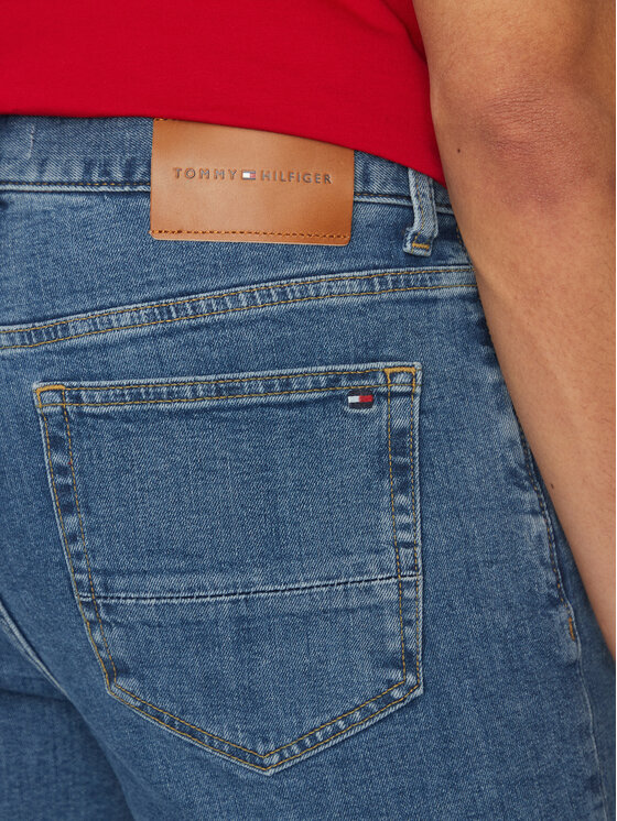 Tommy Hilfiger Tommy Hilfiger Szorty jeansowe Brooklyn MW0MW39194 Niebieski Slim Fit