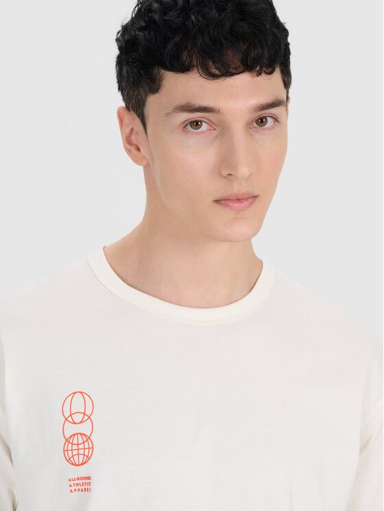 4F 4F T-Shirt 4FRSS25TTSHM2652-11S Bílá Oversize