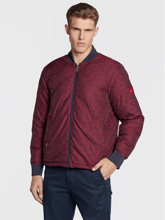 Tommy Hilfiger Tommy Hilfiger Яке бомбър Reversible Varsity MW0MW27587 Тъмносин Regular Fit