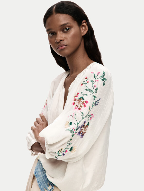 Desigual Desigual Блузка 26SWBW13 Білий Regular Fit