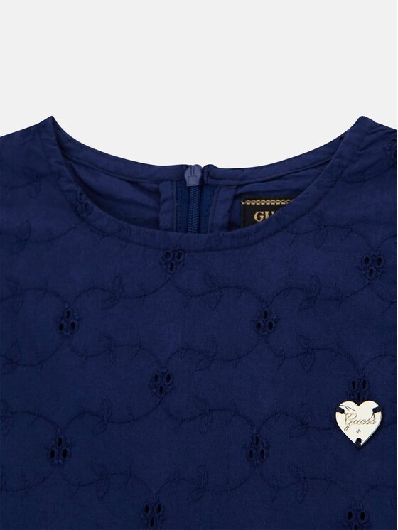 Guess Kids Guess Kids Sukienka 172553 Niebieski Classic Fit