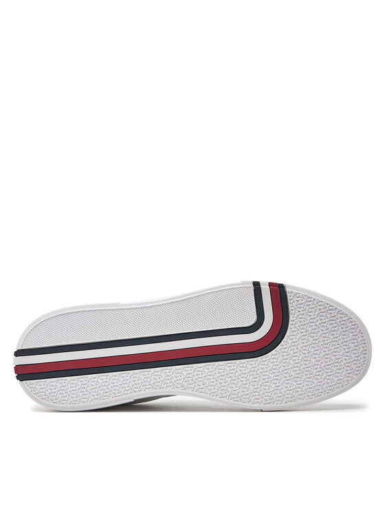 Tommy Hilfiger Tommy Hilfiger Sneakersy Modern Cup Knit Rwb FM0FM04942 Bílá
