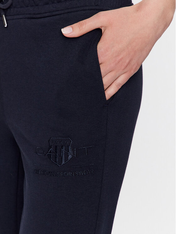 Gant Gant Teplákové nohavice 4200709 Tmavomodrá Regular Fit