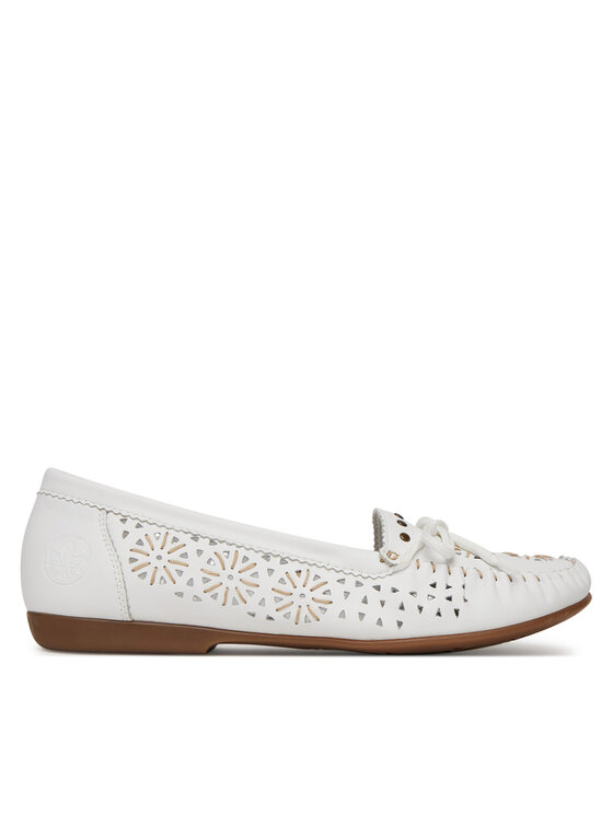 Rieker Rieker Mocassini L6396-80 Bianco