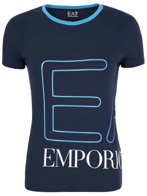 EA7 Emporio Armani EA7 Emporio Armani T-shirt 3GTT59 TJ29Z 1554 Blu scuro Regular Fit