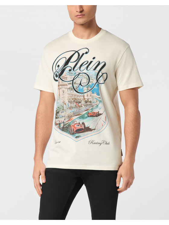 PHILIPP PLEIN PHILIPP PLEIN T-Shirt 24917 Biały Regular Fit