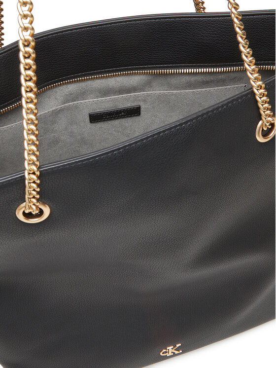 Calvin Klein Calvin Klein Käekott Minimal Monogram Chain Tote LV04F3204G Must
