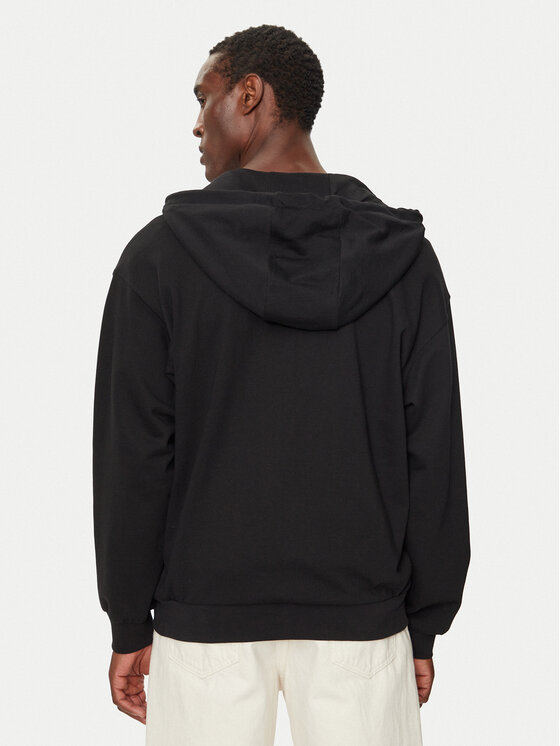 United Colors Of Benetton United Colors Of Benetton Суитшърт 342ZU500P Черен Regular Fit