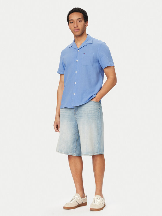 Tommy Jeans Tommy Jeans Πουκάμισο DM0DM23058 Μπλε Regular Fit