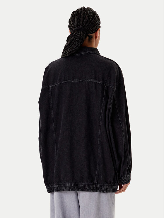 adidas adidas Geacă de blugi adicolor Denim Adilenium JY2897 Negru Oversize