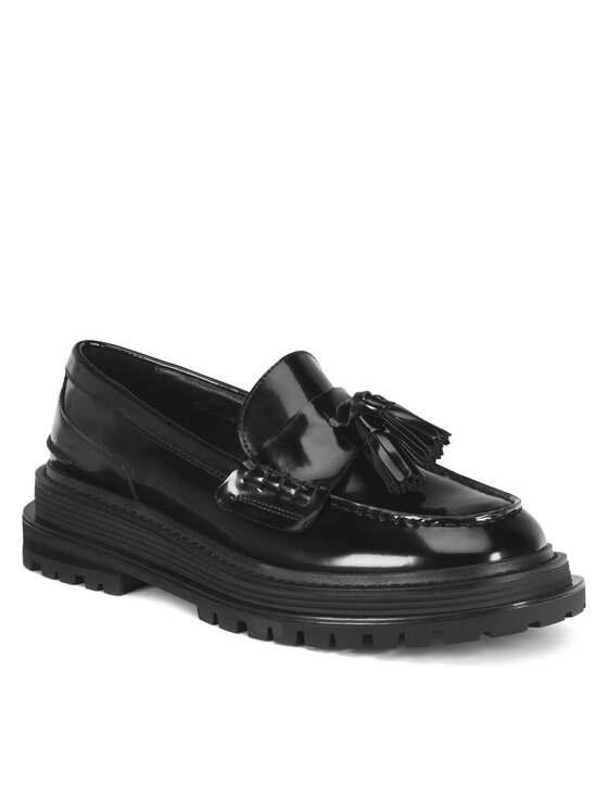 Badura Badura Loafersy WGA3311-1Z Czarny